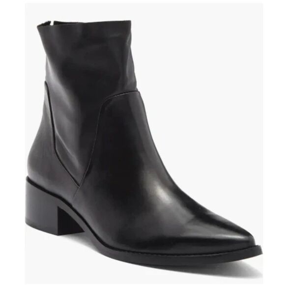 New $495 Paul Green women’s Willow black leather Bootie size 4.5 UK US 7 - Picture 2 of 5